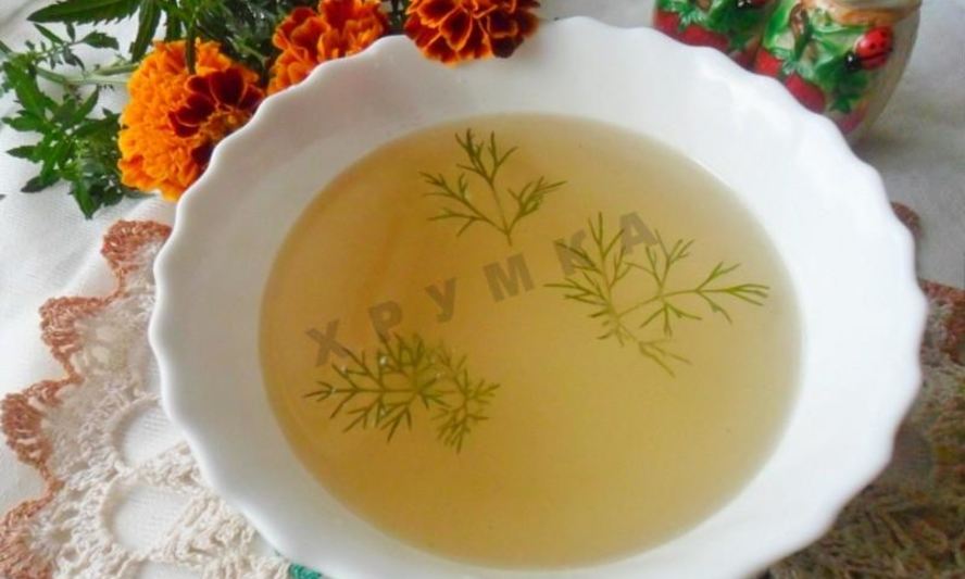 Рецепт прозрачного мясного бульона из свинины