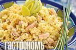 Пшенная каша на курином бульоне