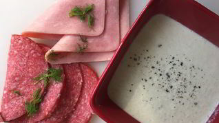 Суп грибной на курином бульоне