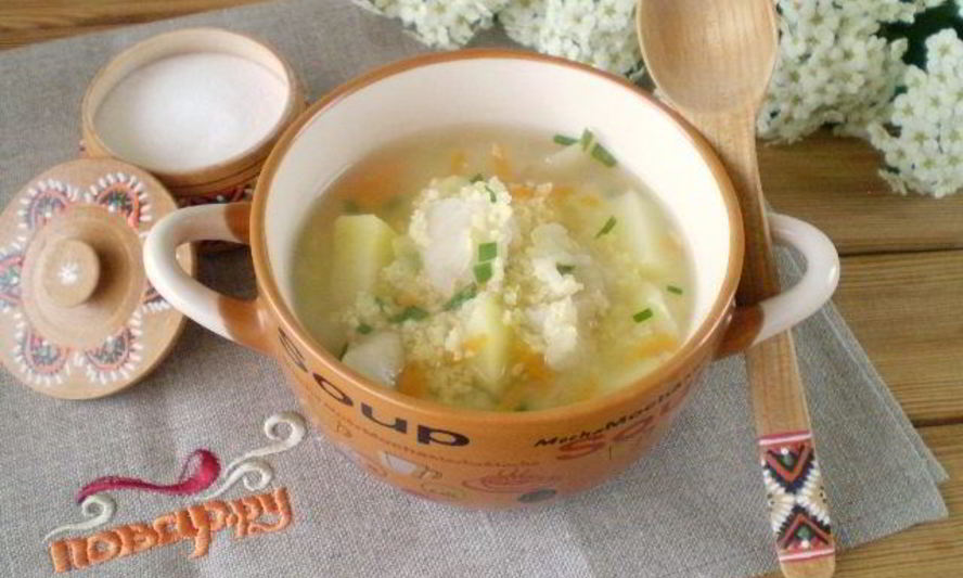 Рецепт супа на рыбном бульоне