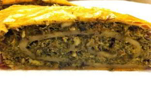 Сытный рулет к бульону