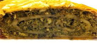 Сытный рулет к бульону