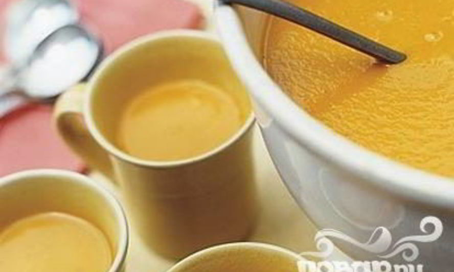 Рецепт тыквенного супа на курином бульоне