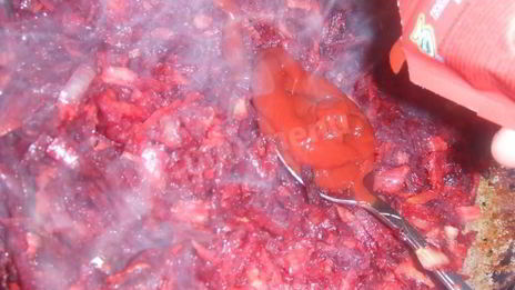 вкусный борщ на курином бульоне с курицей