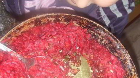 вкусный борщ на курином бульоне с курицей