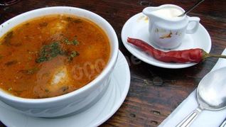 Чорба молдавский суп фасолевый с курицей