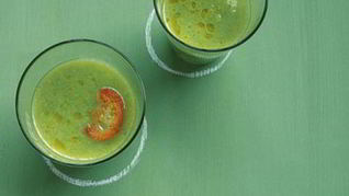 Гаспачо из лука-порея