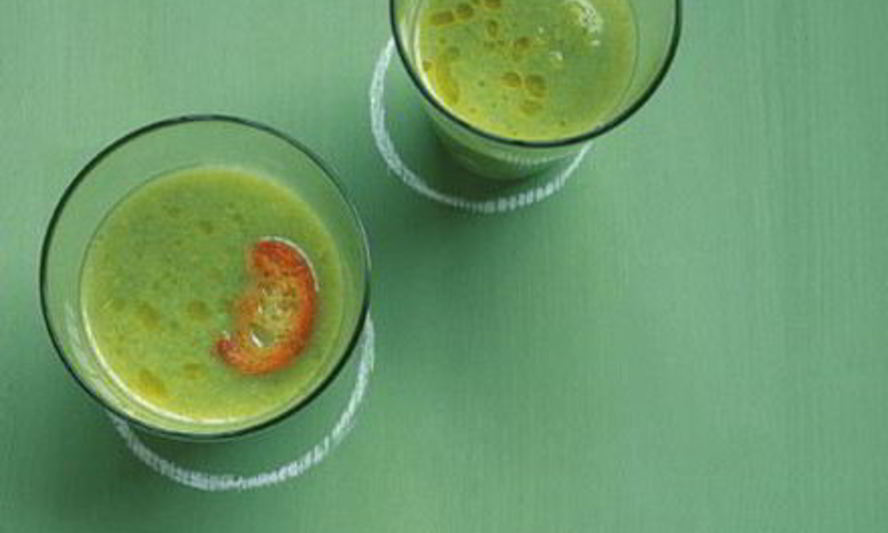 Рецепт гаспачо из лука-порея