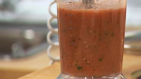 гаспачо с баклажанами