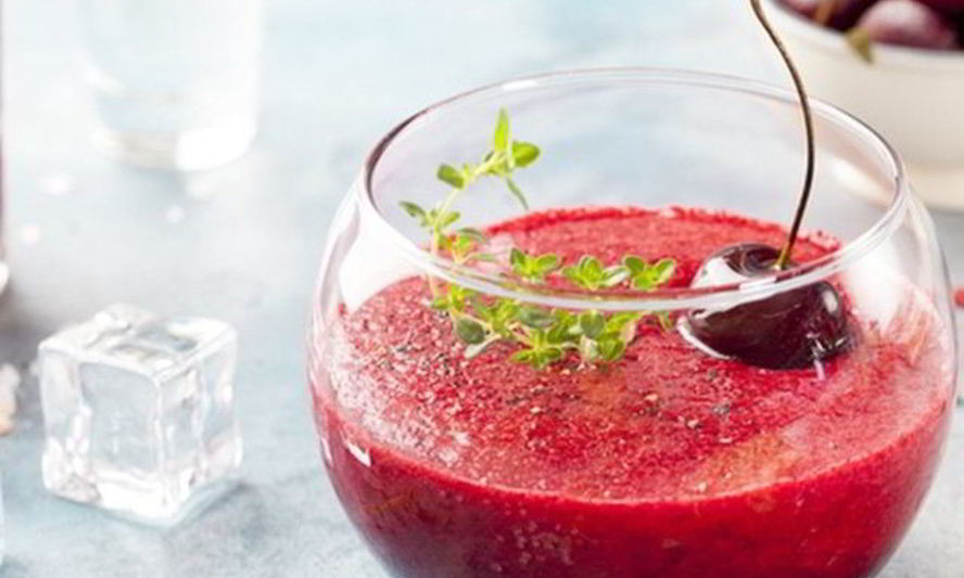 Рецепт гаспачо с черешней