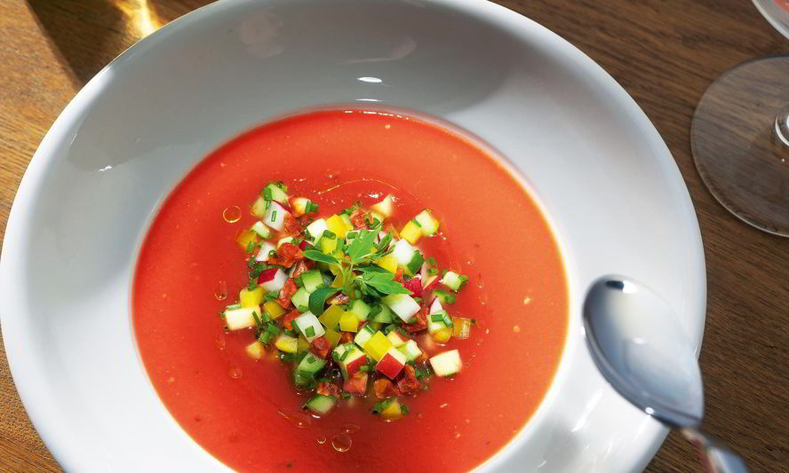 Рецепт гаспачо с чоризо