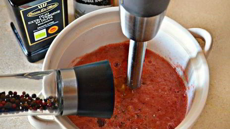 гаспачо с клубникой