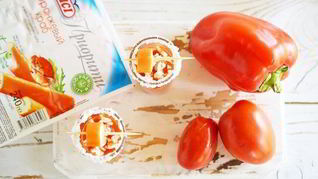 Гаспачо с крабовыми палочками