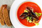 Гаспачо с мидиями
