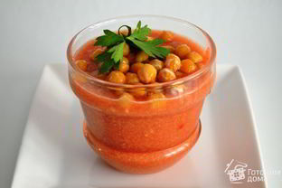 Гаспачо с нутом