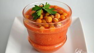 Гаспачо с нутом