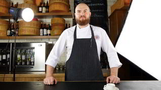 Гаспачо свекольный с брынзой