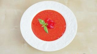 Холодный клубничный Гаспачо