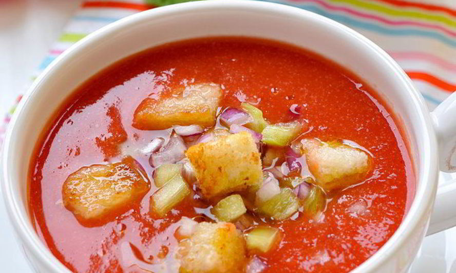 Рецепт холодного томатного супа гаспачо