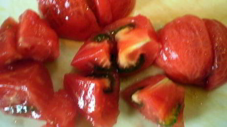 клубнично-томатный гаспачо