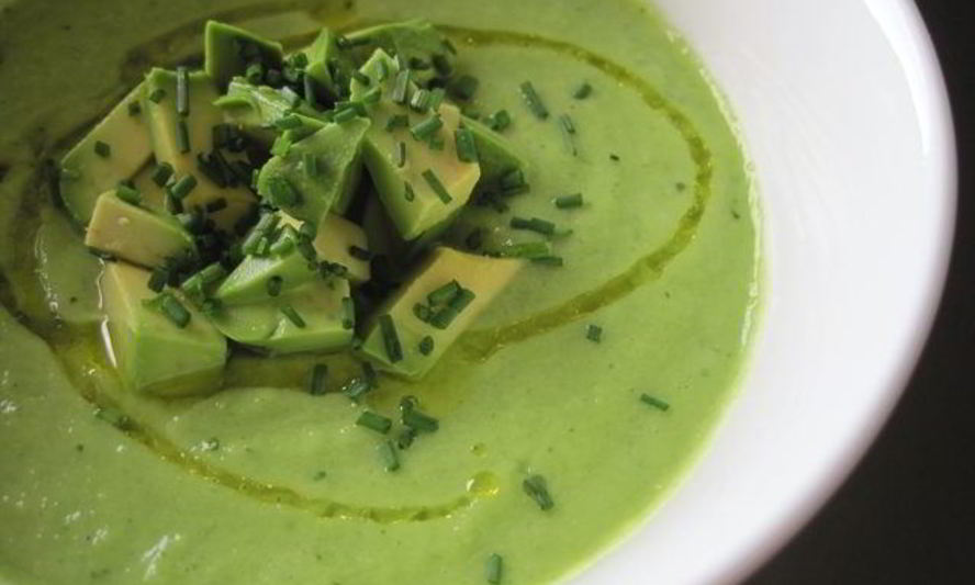 Рецепт зеленого гаспачо для сыроедов