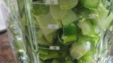 зеленый гаспачо для сыроедов