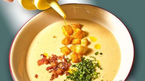 гороховый крем-суп со сливками