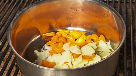 гороховый крем-суп со сливками