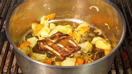 гороховый крем-суп со сливками