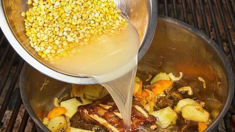 гороховый крем-суп со сливками