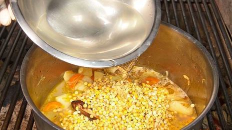 гороховый крем-суп со сливками