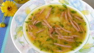 Гороховый суп без мяса