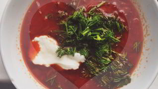 Гороховый суп на копченых свиных ребрах