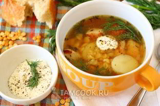 Гороховый суп с индейкой