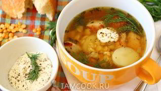 Гороховый суп с индейкой