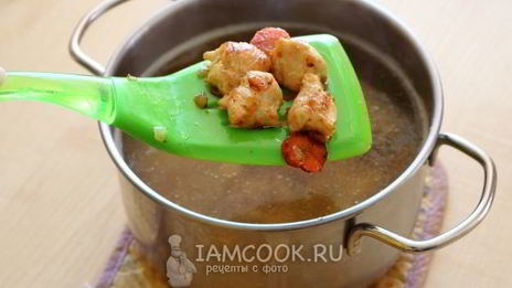 гороховый суп с индейкой