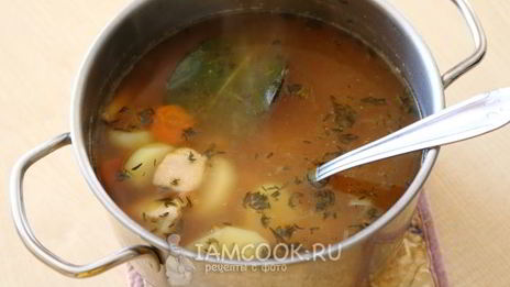 гороховый суп с индейкой