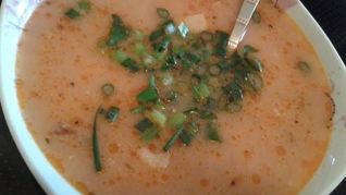 Гороховый суп с колбасным сыром