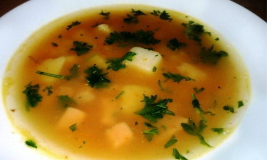 Рецепт горохового супа с колбасой в мультиварке