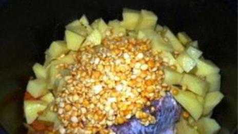 гороховый суп с колбасой в мультиварке