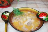 Гороховый суп с курицей в мультиварке