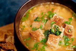 Гороховый суп с окороком