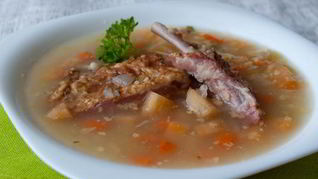 Гороховый суп с репой