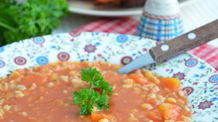 Гороховый суп, запеченный в духовке