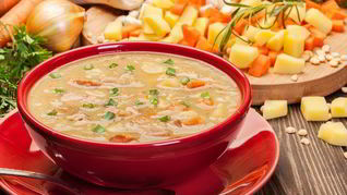 Постный гороховый суп