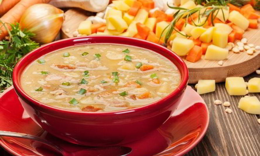 Рецепт постного горохового супа