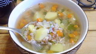 Гречневый диетический суп