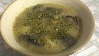 Грибной суп со сливочным сыром