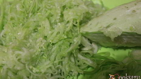 кабачковый суп с ветчиной и плавленным сыром