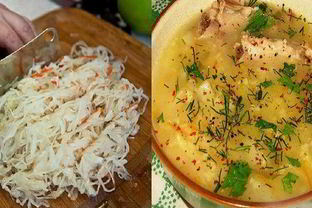 Капустняк из квашеной капусты